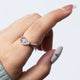 LumiTeardrop Crossover Ring