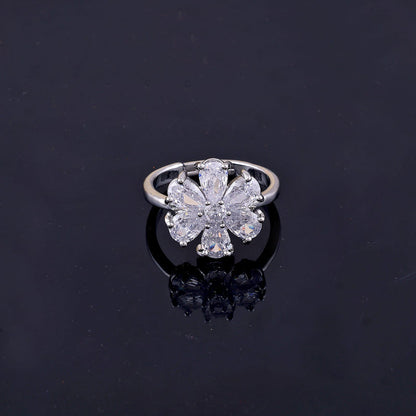 Celeste Blossom Cluster Ring