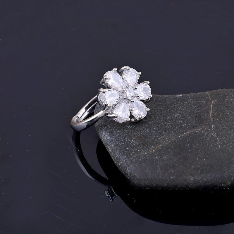 Celeste Blossom Cluster Ring