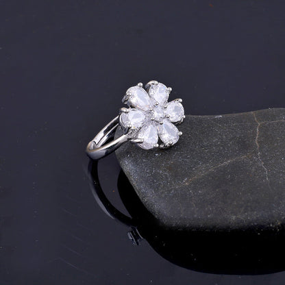 Celeste Blossom Cluster Ring