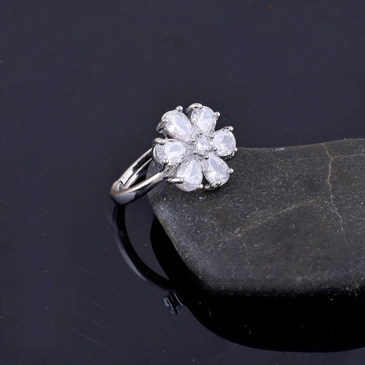 Celeste Blossom Cluster Ring