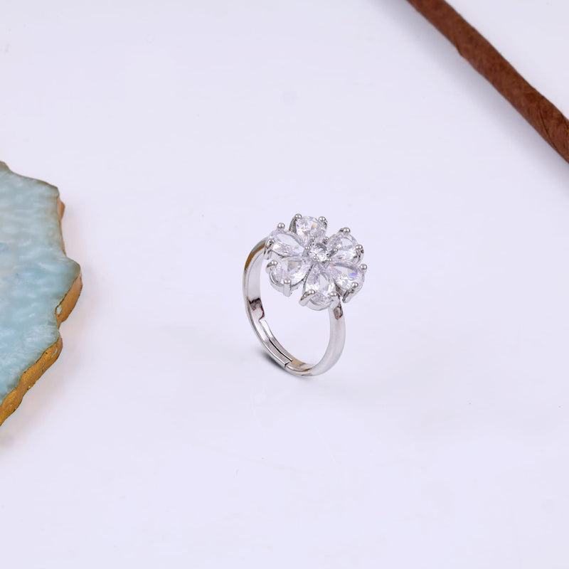 Celeste Blossom Cluster Ring