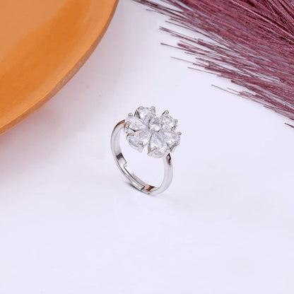 Celeste Blossom Cluster Ring