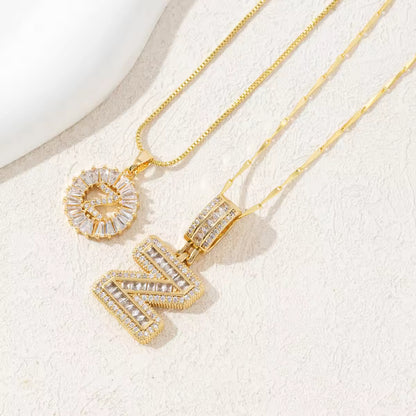 Twin Initial Luxe Necklace