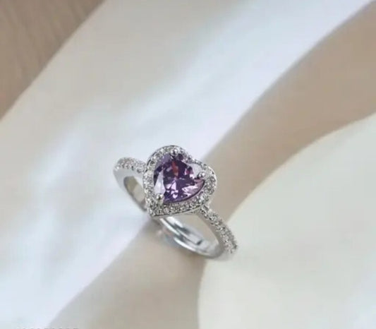 Améline Heart Halo Ring