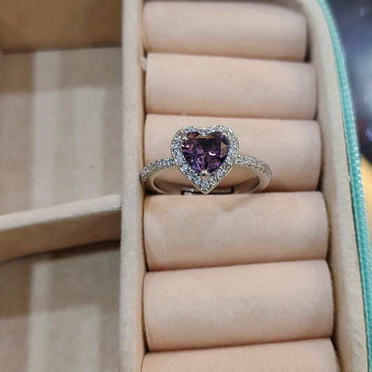 Améline Heart Halo Ring