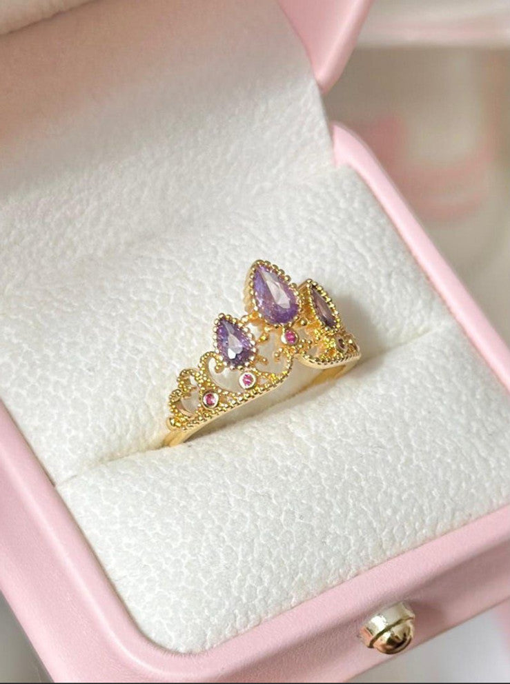 Aurelian Amethyst Bloom Ring