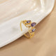 Aurelian Amethyst Bloom Ring