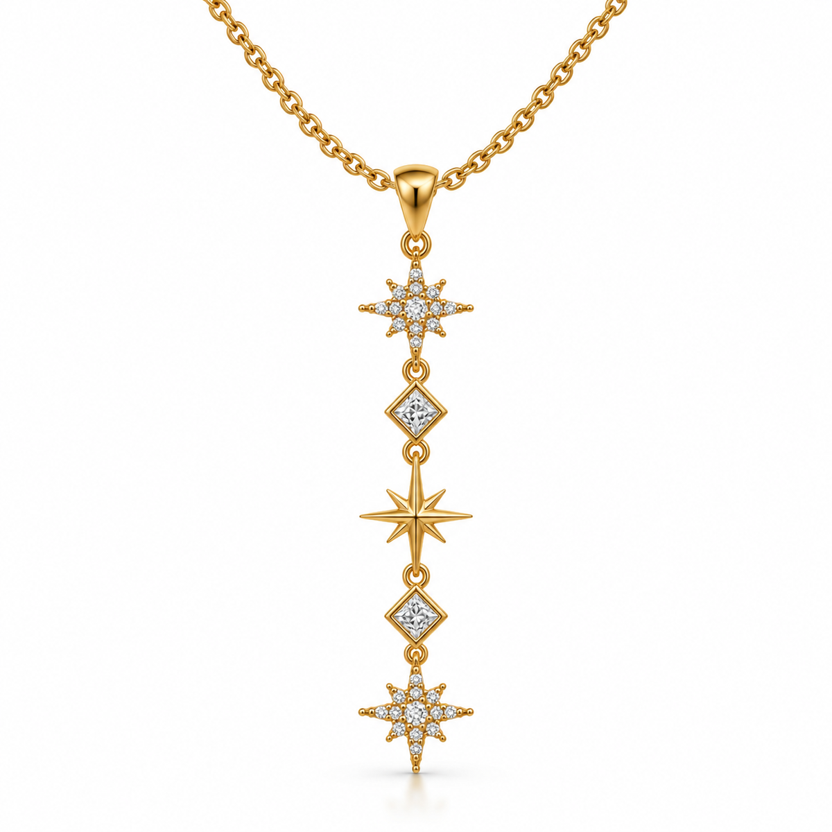 Celestia North Star Drop Necklace