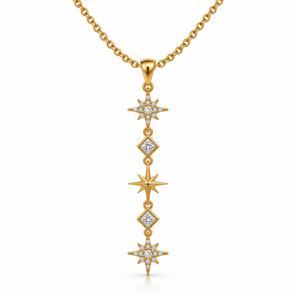 Celestia North Star Drop Necklace