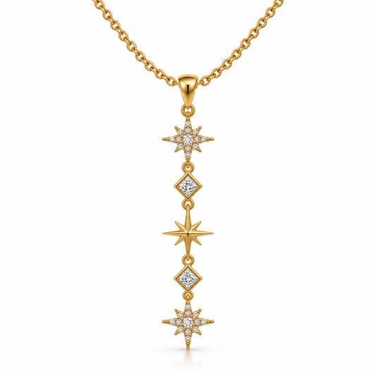 Celestia North Star Drop Necklace