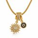 Solara Evil Eye Charm Necklace