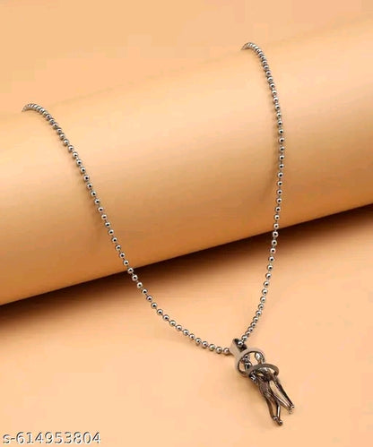 Eternal Embrace Couple Pendant Necklace