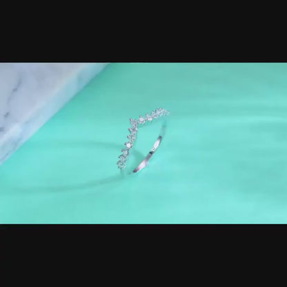 Celestia Wishbone V Ring